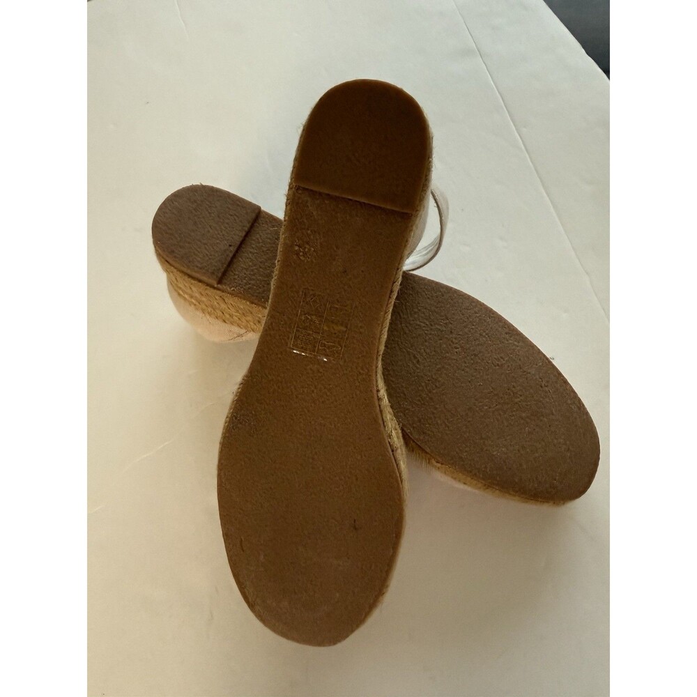 Jack Rogers Shoes Womens SZ 9 Palmer Canvas Espadrilles Closed Toe Wedge Sandals - Picture 9 of 10